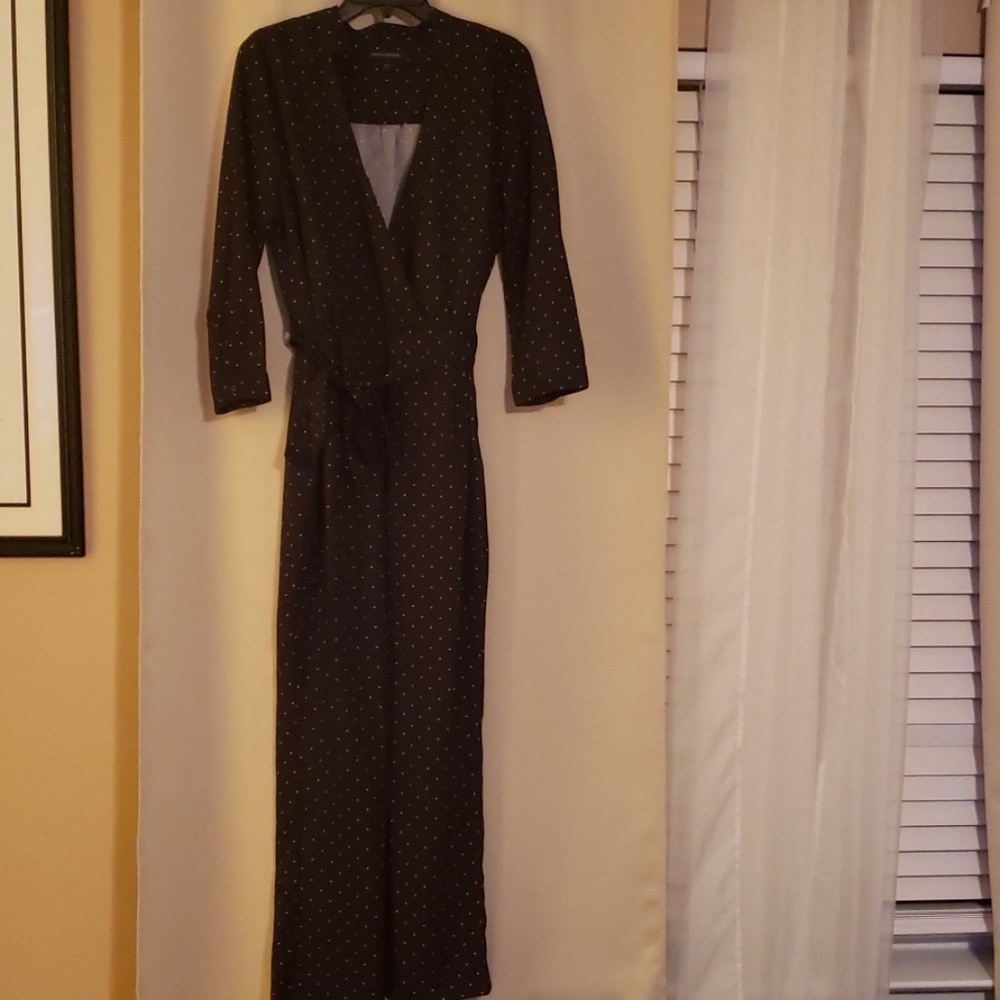 Black Polka Dot Jumpsuit